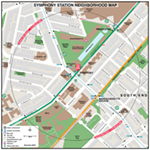 MBTA Symphony Neighborhood Map